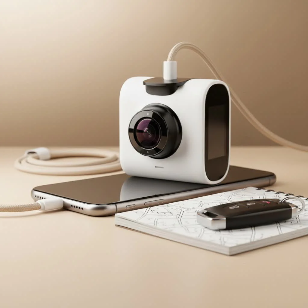 Garmin Dash Cam 57 mounted discreetly on a car windshield